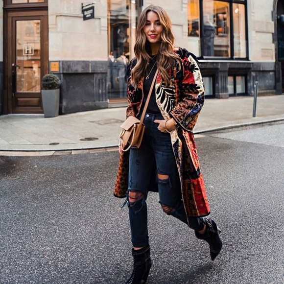Zara Jackets & Blazers - 🎄HP🎄Zara patchwork coat M-L
